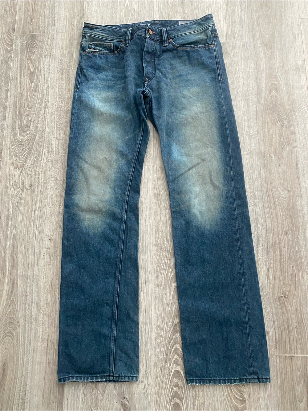 DIESEL Biker Industries Darron Blue Eyecons 2012 2nd Edition Jeans Denim Men’s